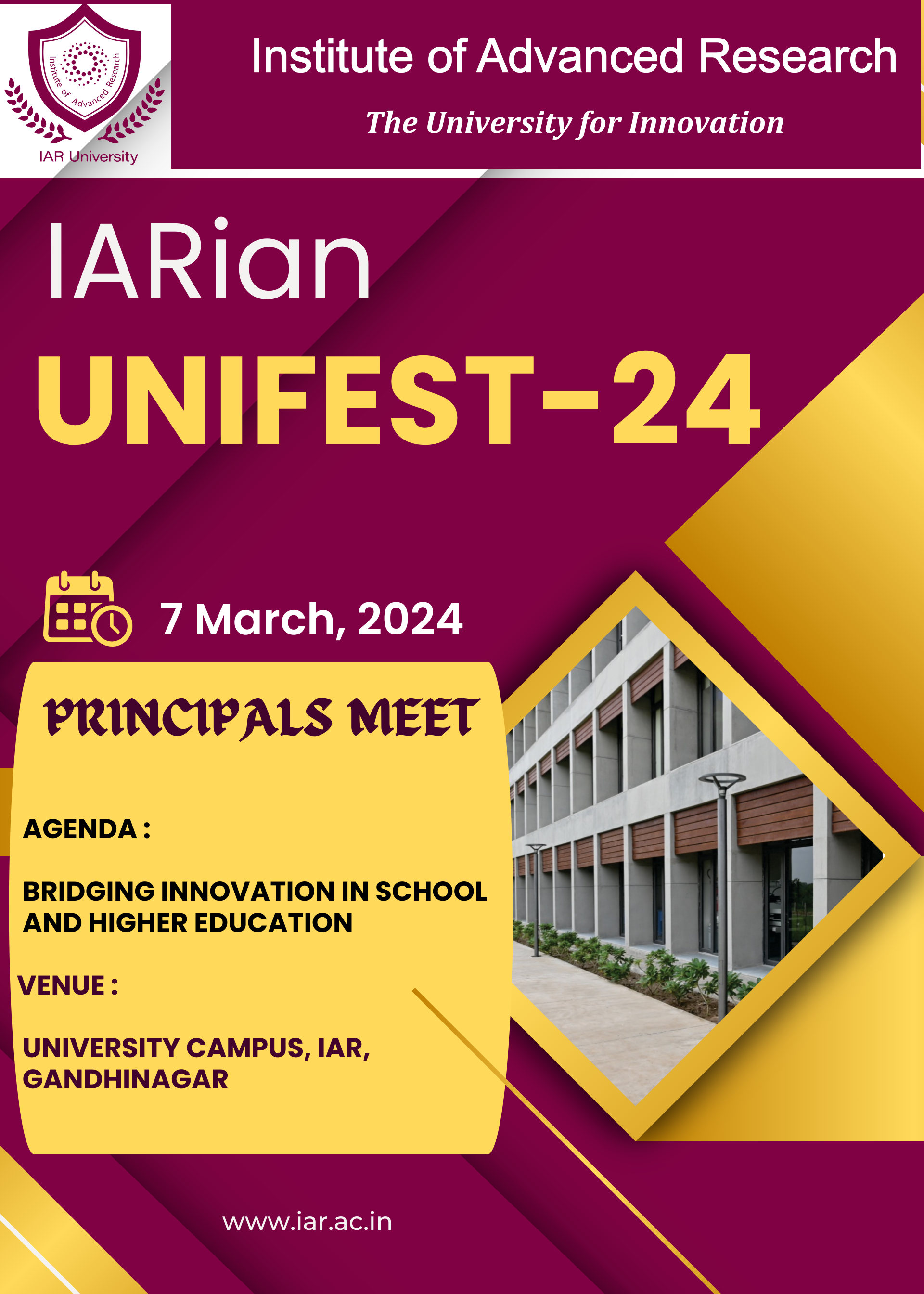 IARian Unifest 24 : Principals Meet