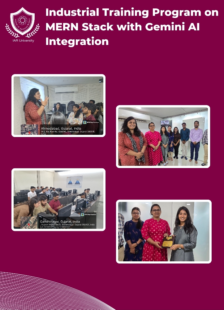 Industrial Training Program on MERN Stack Development with Gemini AI Integration