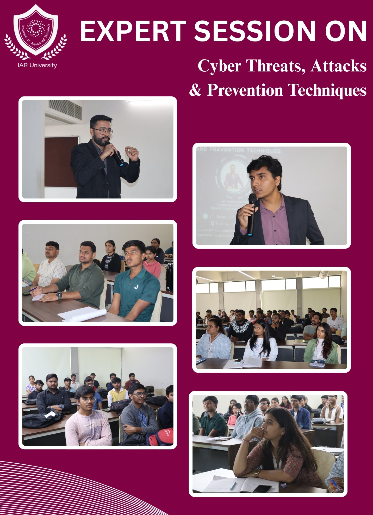 Expert Session on Cyber Threats, Attacks & Prevention Techniques